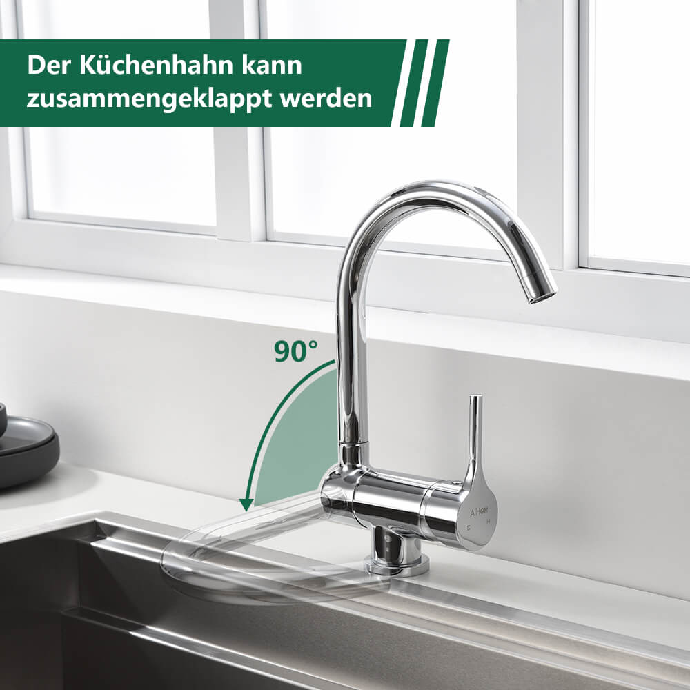 Klappbarer Einhand wasserhahn