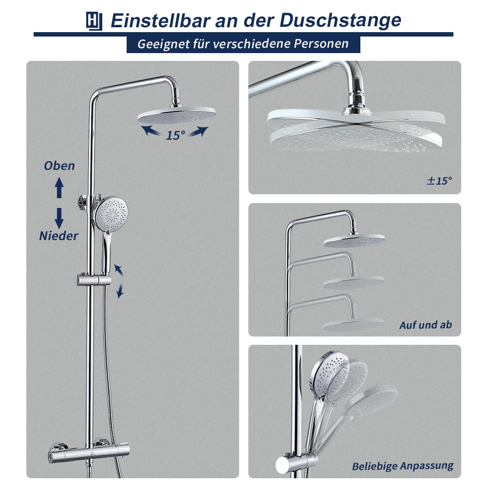 Thermostat duschsets homelody