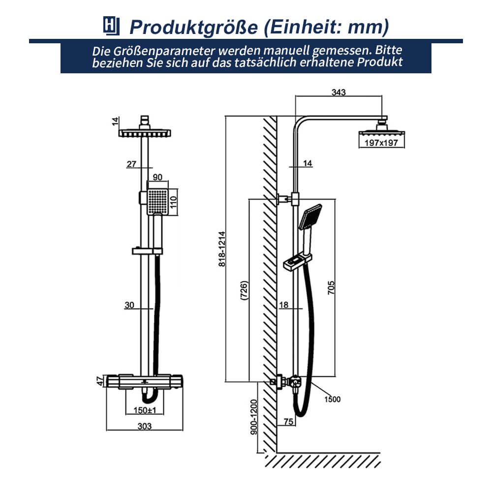 Thermostat Regendusche Homelody kaufen