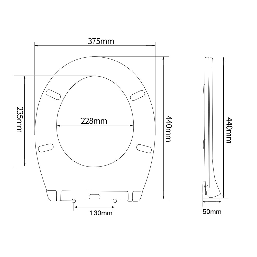 O-Design WC Sitz weiß für Toilette Homelody Toilettensitz mit Quick-Release-Funktion Softclose klodeckel Absenkautomatik